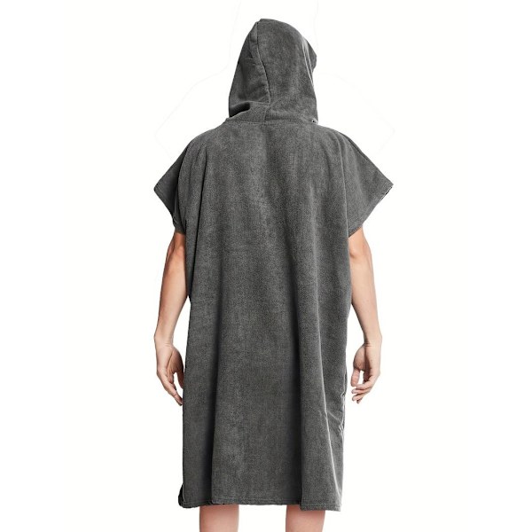 Miesten nopeasti kuivuva pyyhetakki huppari kotikäyttöön, yöasuun, kylpytakki kylvyn jälkeen (sopii 160-183 cm pituisille)