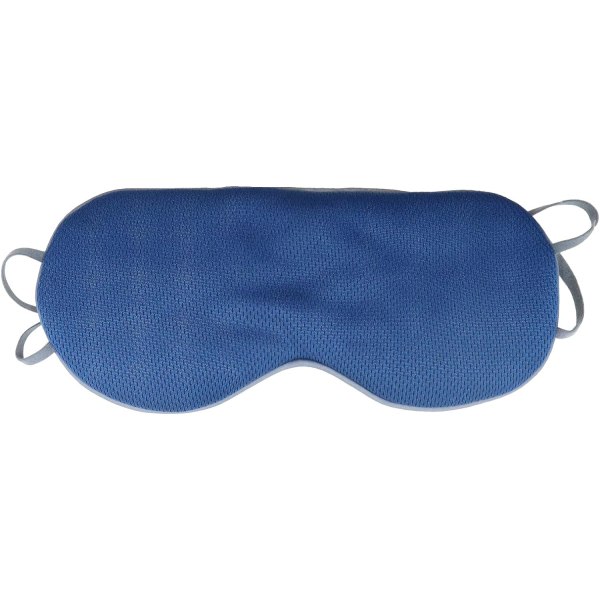 CQBB Dubbelsidig sömnmask varm och sval, supermjuka cover med justerbar rem, för sömn, inget tryck för reselur (rosa/blå)