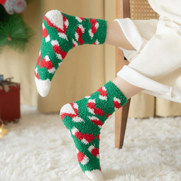 Julklappsstrumpor unisex dam herr | mysiga strumpor jul & strumpor adventskalender | glada strumpor jul och julklappsstrumpor Set 1 10