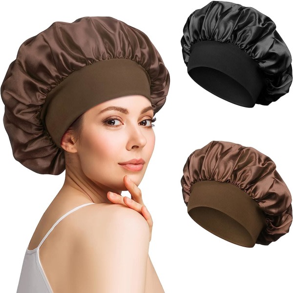 delar Satin Night Hair Bonnet, Satin Night Cap, Silk Night Hair