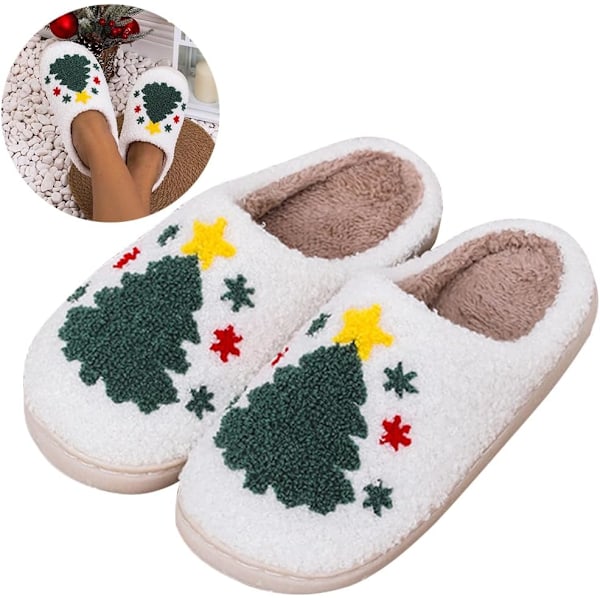 Morsomme elg-tema juletoffler, myke soveromssko Christmas tree F 44/45 EU