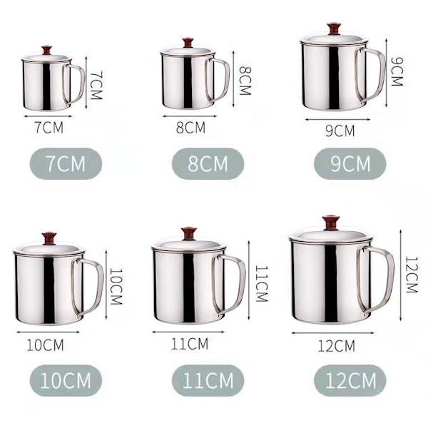 Kaffemugg Te-drickskopp 9CM_ma 9cm