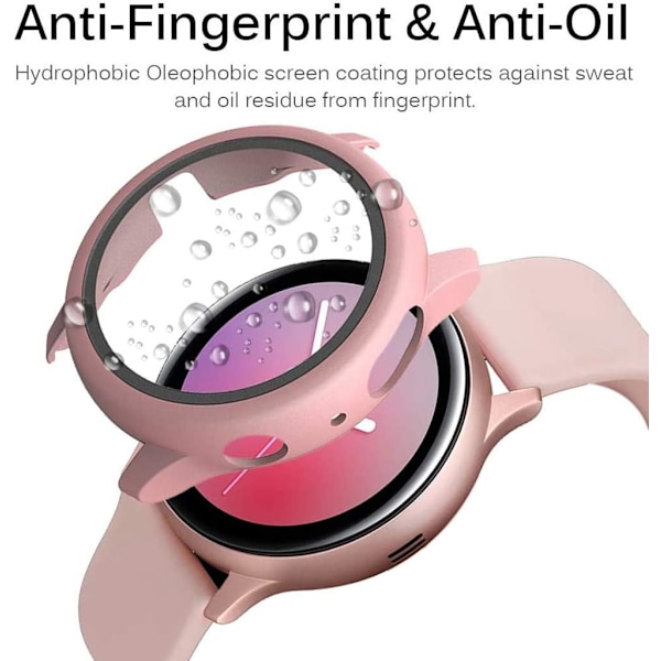 Galaxy Watch Active 2 -kotelo 44 mm: Sisältää integroidun karkaistun lasin suojan Red for Active 2 44mm