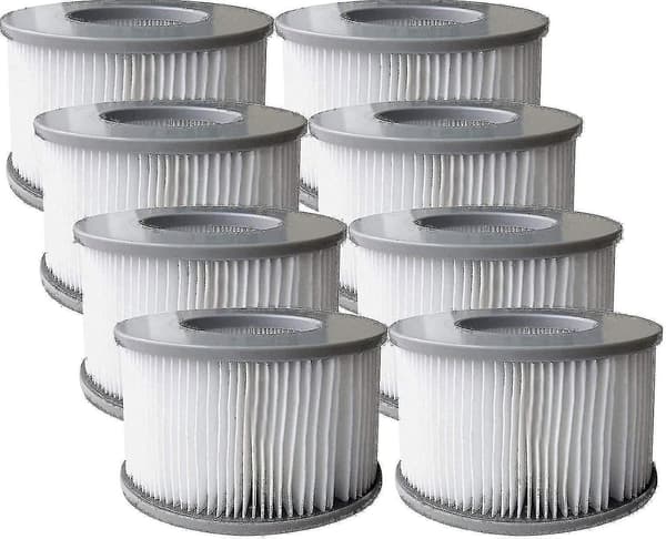 8 stk. Premium Kvalitetsudskiftningsfilterpatroner til Mspa Spabade & Spapools - Snngv—max