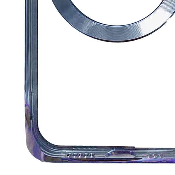 Trendy galvaniseret magnetisk sugeetui til iPhone Far Peak Blue til iPhone13mini_max