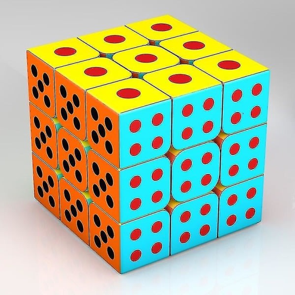 SQBB 3x3x3 Magic Puzzle Cube Number Bokstavsform Mönster Kub Barnpresenter Pedagogiska leksaker
