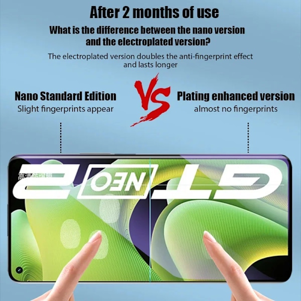 3PCS Härdat Glas för Realme 8 Skärmskydd