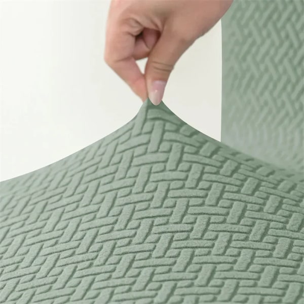 1 st Jacquard stretch ottoman pall täckt elastisk fyrkantig fotpall täcker all-inclusive hållbara fotstöd överdrag vardagsrum A8  ottoman överdrag liten