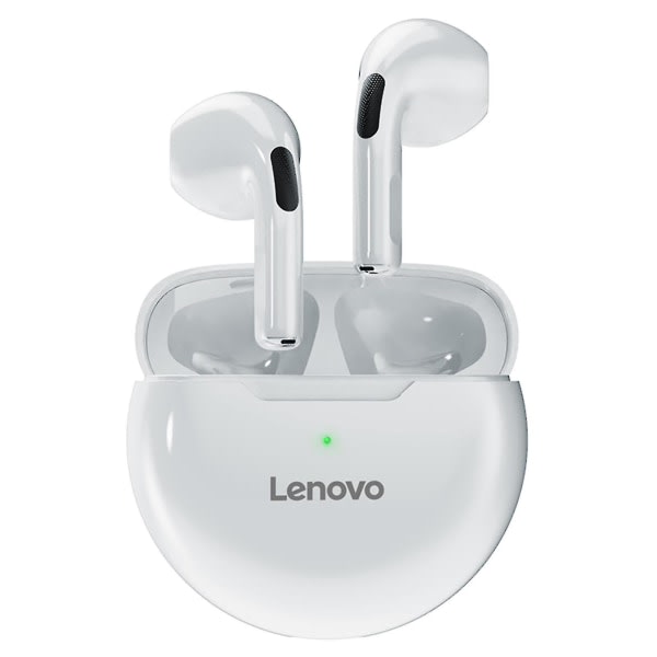1 par för Lenovo Ht38 trådlösa hörlurar 9d Stereo Brusreducering Kraftig bas Bluetooth-kompatibla 5.0 Mini In-ear hörlurar