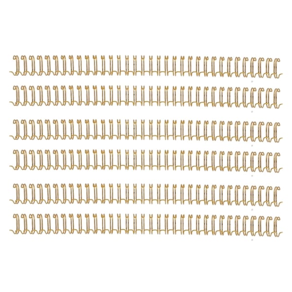 Spiralbindingskamler - Dobbelt sløyfe wirebindingspole, 1/2 tommers diameter, 100 ark kapasitet Generic8pn96to0uc-11