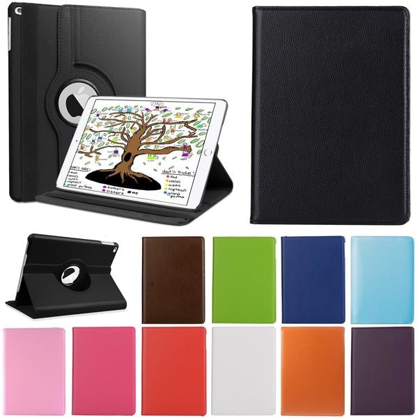 Etui Apple Ipad Air 2 Roterbar 360 - 11 Farver, 9,7 tommer Rosa (Ljus)