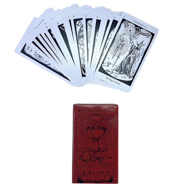 Hermeettinen Tarot-ennustuspakka Perhejuhla Lautapeli Monivärinen Multicolor one size
