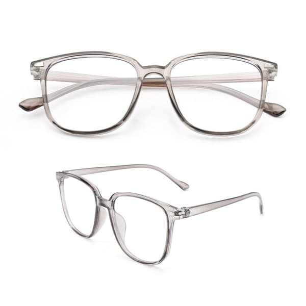 Anti-Blått Lys Briller Flatt Speilglass Grå_max grey