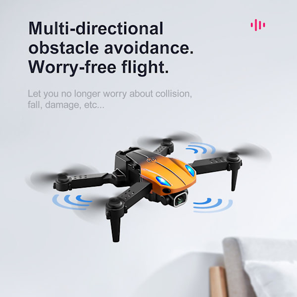 KY907 Mini Drone Foldbar Hindring Undgåelse 4K Kamera Quadcopter Helikopter Flyvemaskine Legetøj til Drenge