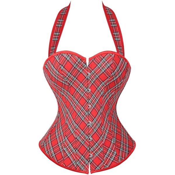 Naisten korsetit Overbust Bustier Top Gootti Sexy Olka 604 XL 604 XL