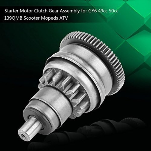 Starter Motor, Starter Motor Clutch Mkutano wa Gia ya GY6 49cc 50cc 139QMB Scooter Mopeds ATV