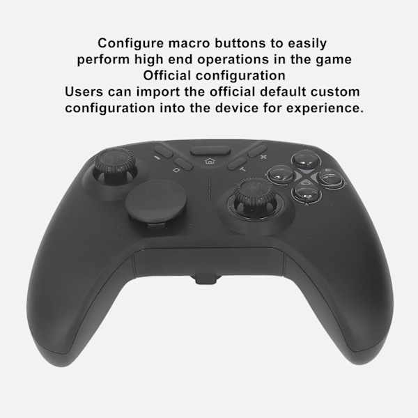 Trådløs spillkontroll Profesjonell ergonomisk følsom Hjem USB Gamepad Joystick for Android Svart