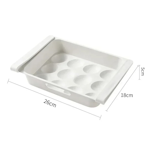 Hängande Organizer Kylskåp Ägg Frukt Förvaringslåda Låda Typ Mat Crisper Kökstillbehör Kylskåp Organizer Hylla 1pcs