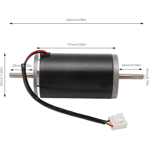 Air Parkeringsvarmer Motor, 5000W Parkeringsvarmer Motor 252113992000 Luft Parkeringsvarmer Passer for Eberpacher Airtronic D4 D2 (12V) 12V