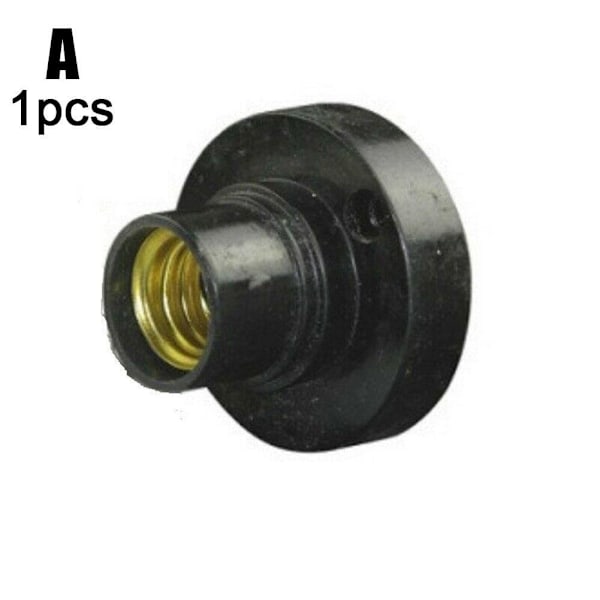 10 stk. E14 Glødepære Skrue Lampe Fastgørelse Sockel Holder Skruesokkel sort One-size 10stk