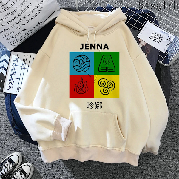 Unisex Avatar: The Last Airbender Tulenkansa Huppari Herr Harajuku Hip Hop Casual Streetwear Kawaii Anime Print Hihla  30331 M