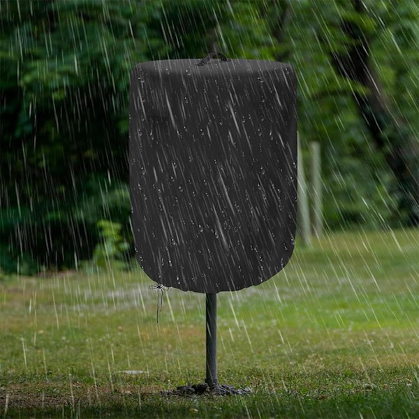 Discgolfkorg Regnöverdrag | Vattentätt Svart Överdrag för Golfövning