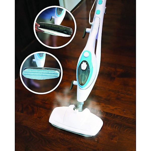 Reservemopper, kompatibel med Puresteam Thermapro 211 10-i-1 mopperenser 8-pak