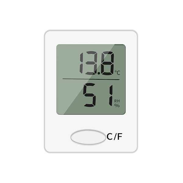 2 st Bärbar digital inomhus hygrometer temperatur fuktighet