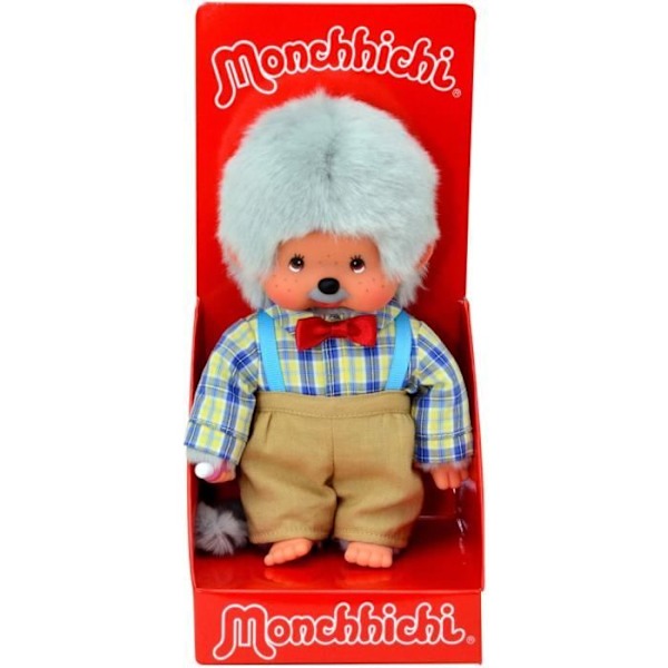 Monchhichi - mjuk leksak - Papi 20 cm