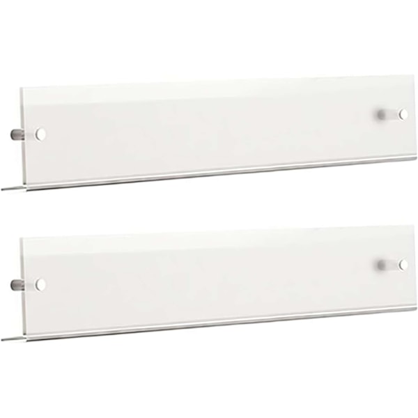 Veggmontert avisstativ, gjennomsiktig displaystativ for stue, 50 cm 50 cm-2 pcs