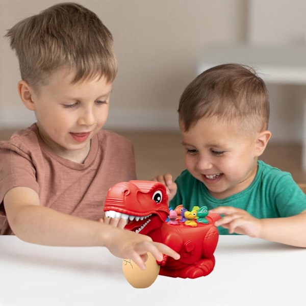 Snakkende Hammerleketøy | Dinosaur Interaktivt Spill med Lyd & Lys for Barn RED