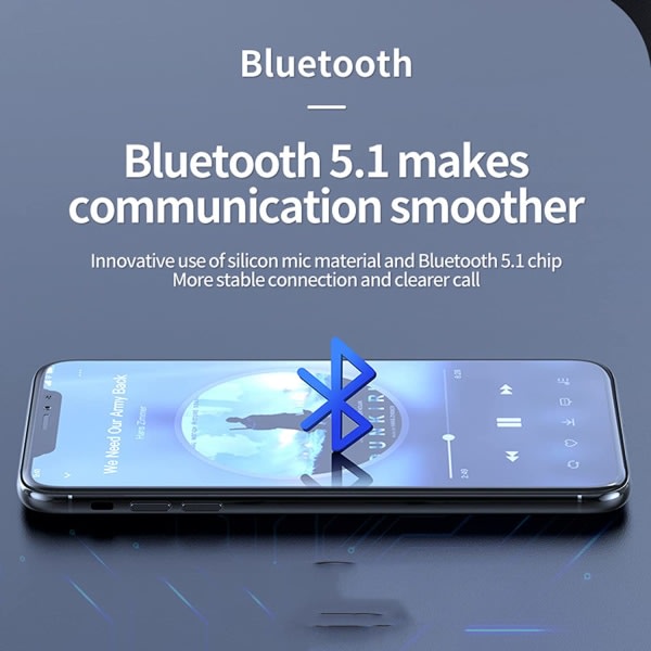 Bluetooth-hodetelefoner med nakkebånd Trådløse hodetelefoner