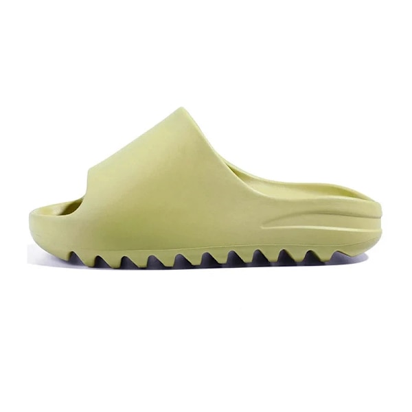 Unisex Toffar Classic Strand Tofflor Sommar 2024 Män Casual Eva Platt Tofflor Damn Badrum Skor grön 36-37