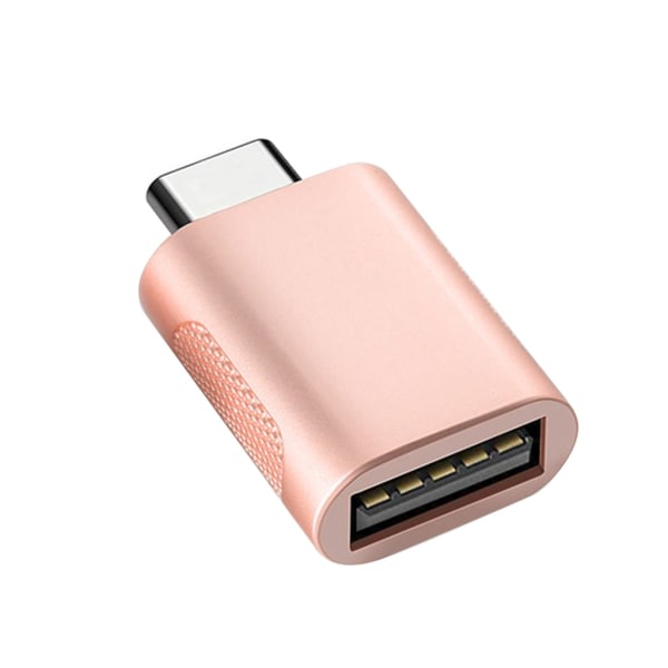 USB-C till USB 3.0-adapter USB Typ-C hona till USB hane för MacBook Pro för MacBook Air 2020 Pro 2020 Type-C-enheter RoseGold