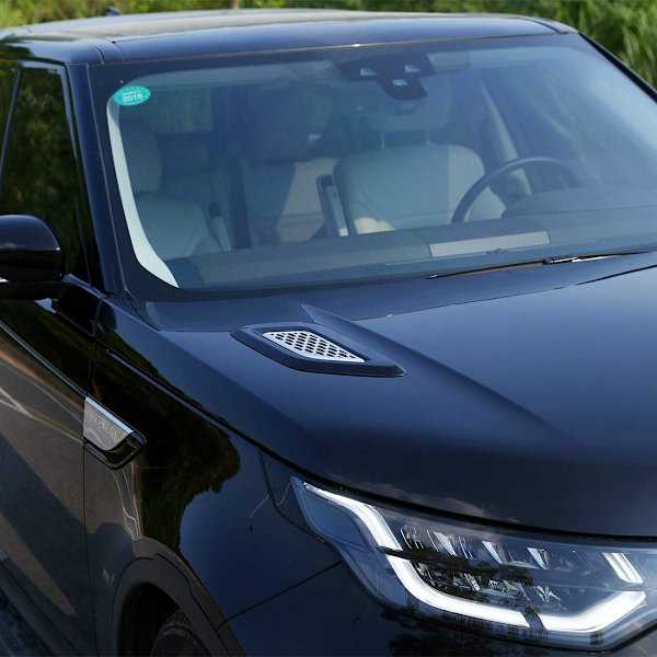 Autodelar Huvudluftutloppsskydd för Land Rover Discovery 4 5 Range Rover Evoque Discovery Freeland 2 - Svart 1 par