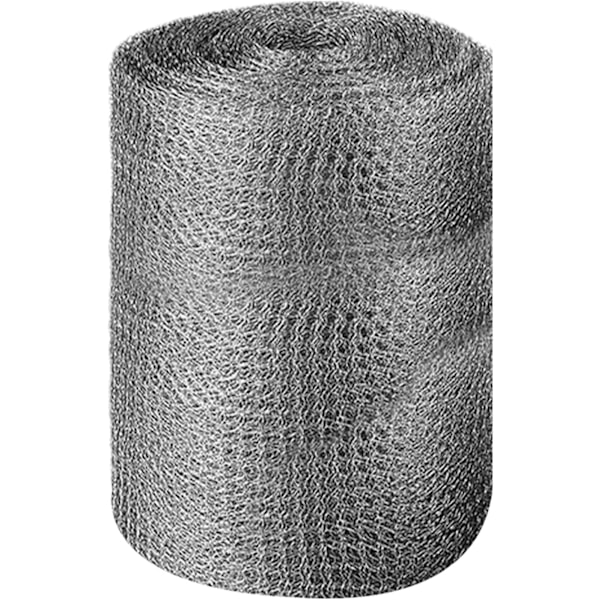 Rustfrit Stål Netrulle - Dobbeltlags Trådstålsnet til Have, Bur & Skadedyrsbeskyttelse 127mm x 10m