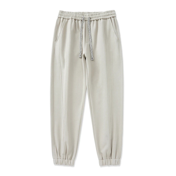 Forår Efterår Mænd Joggers Bomuld Sweatpants Unisex Par Sportswear Snøre Bånd Baggy Bukser Løs Bukser Stor Størrelse 8Xl Khaki 3XL(34-36)