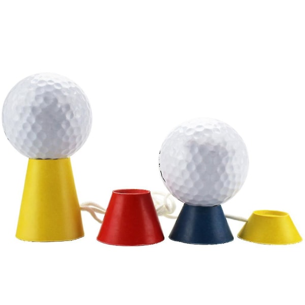 4 st/ set Gummi Golf Tees Golf Tillbehör