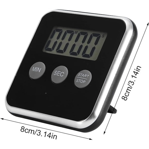 Digital Mini Timer Hög Larm Kök Matlagning Nedräkningsmagnet
