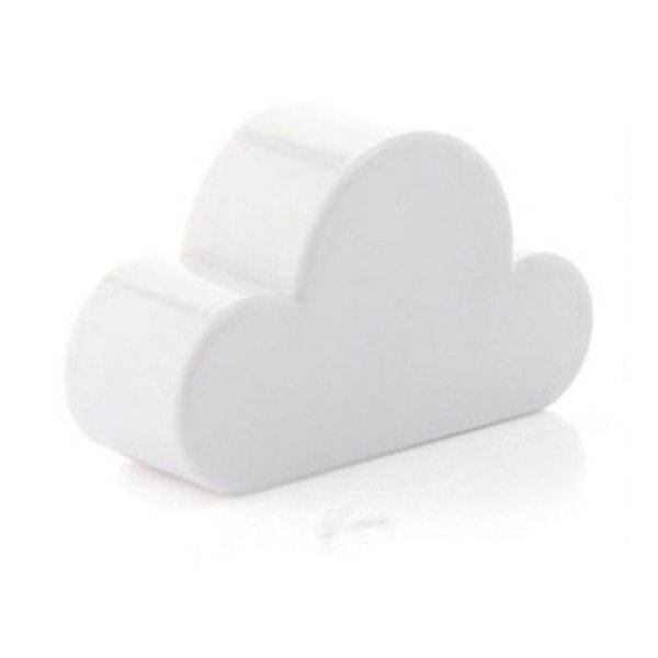 1 st Creative Cloud Shape magnetisk nyckelkrok Vägghängare Hållare Heminredning, vit