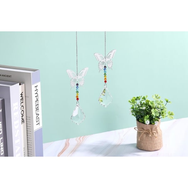 2st Butterfly Crystal Loops Butterfly Hanging Sun Catchers SQBB
