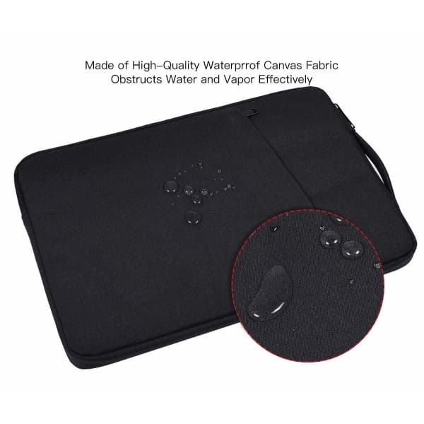 Laptop Sleeve 14,1 tommer/15,4 tommer canvas Sort_max Sort