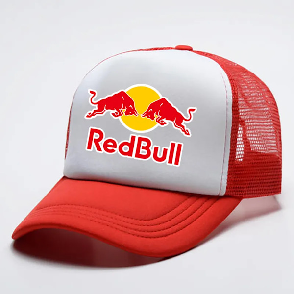 Red Bull Flat Brim Racing Cap Utomhussport Solskydd Cap Herr B