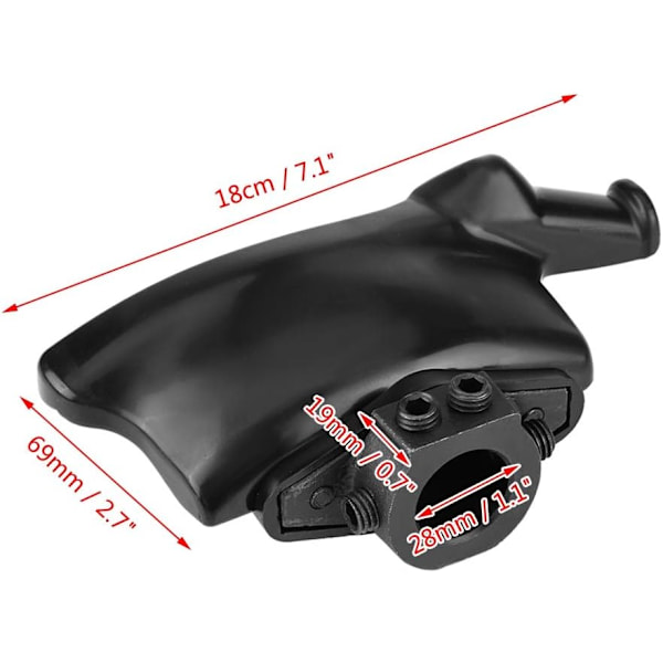 Däckbytare Demount Duck Head, Svart Däckbytare Maskin Plast Nylon Montering Demount Duck Head (28 MM) 28 MM