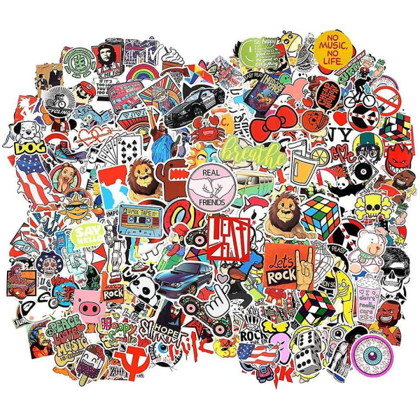 CQBB Cool Random Stickers Pack 100 stk Laptop Stickers Bomb
