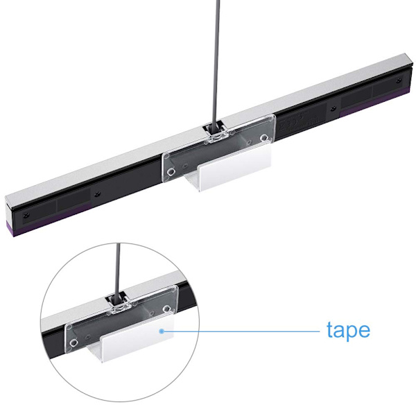 Sensorbar til Wii, infrarød strålesensor erstatningskabel til Wii og Wii U-konsol_max