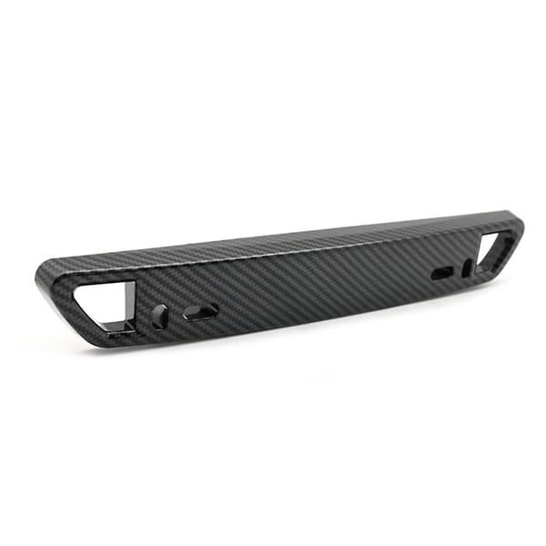 Universell bilskiltholder nummerskiltsramme karbonfiber nummerskiltholder Black-max Black