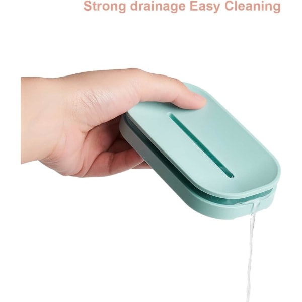 3-delad tvålkopp med avtagbar för enkel rengöring SQBB