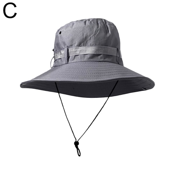 Andningsbara solskyddshuvor för unisex vandring och camping, 56-58 cm dark gray onesize