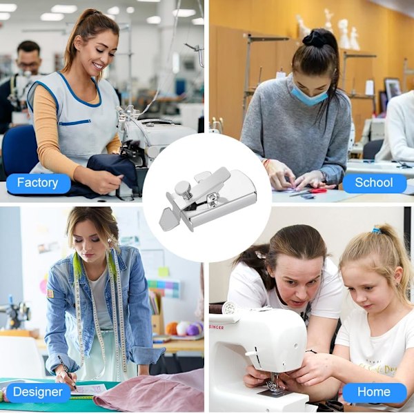 Monitoiminen magneettinen saumanohjain, 2-osainen ompelutarvike leikkurilla 2 pcs